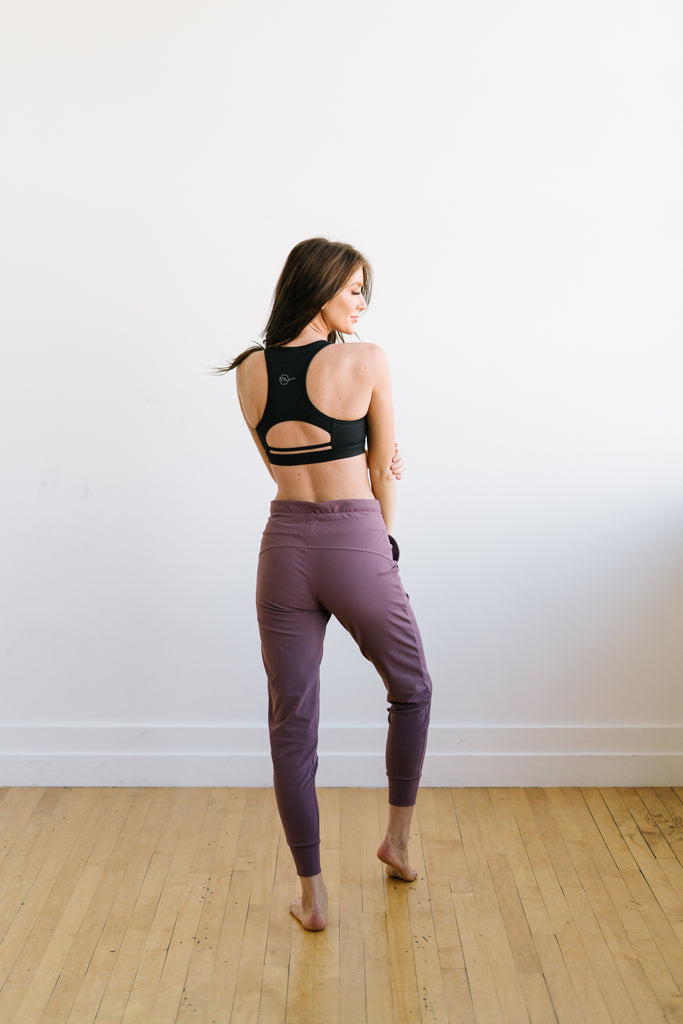 Warmup Joggers - Muted Plum | MT LUXE-Jogger-Maven Thread