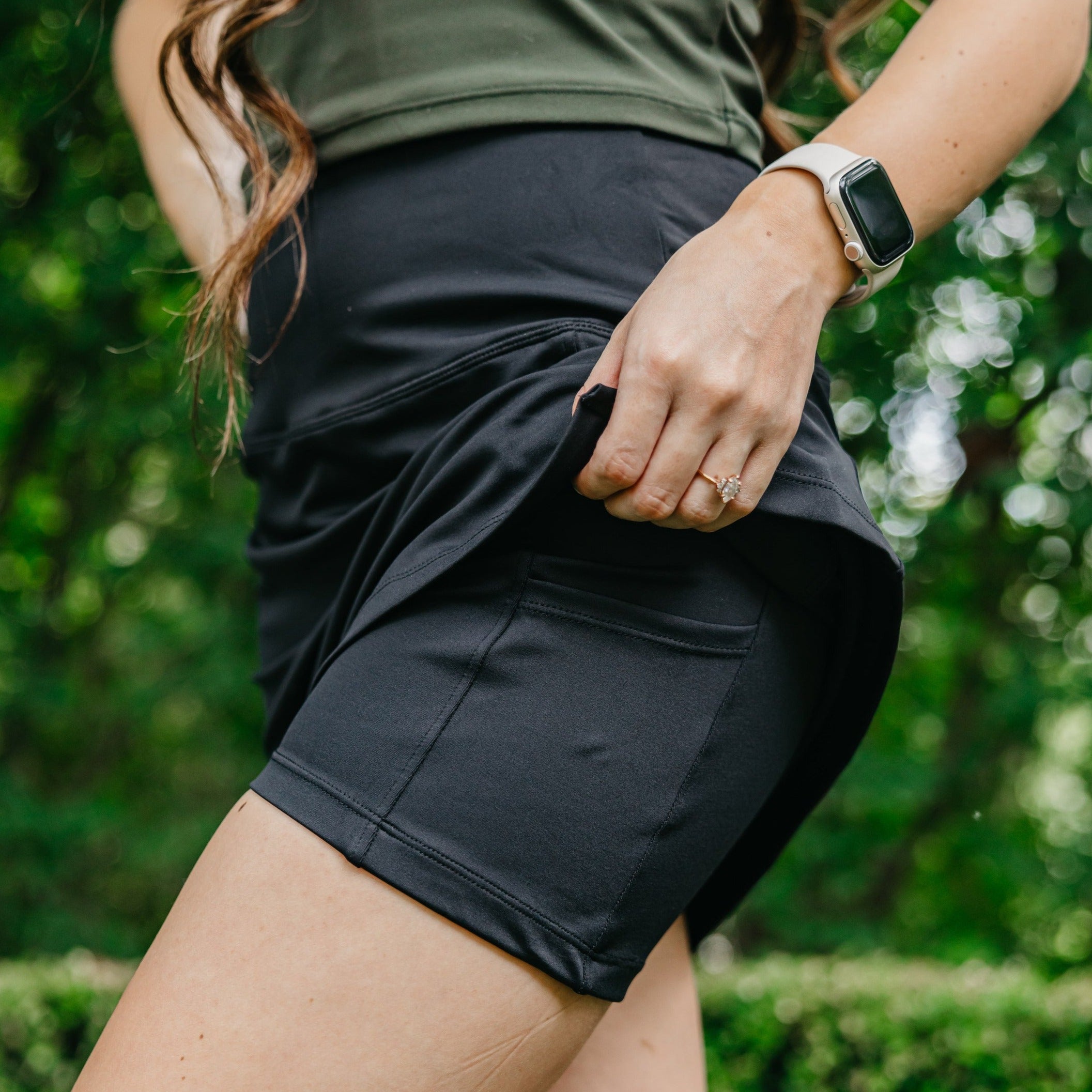 High Rise Active Skirt - Black – Maven Thread