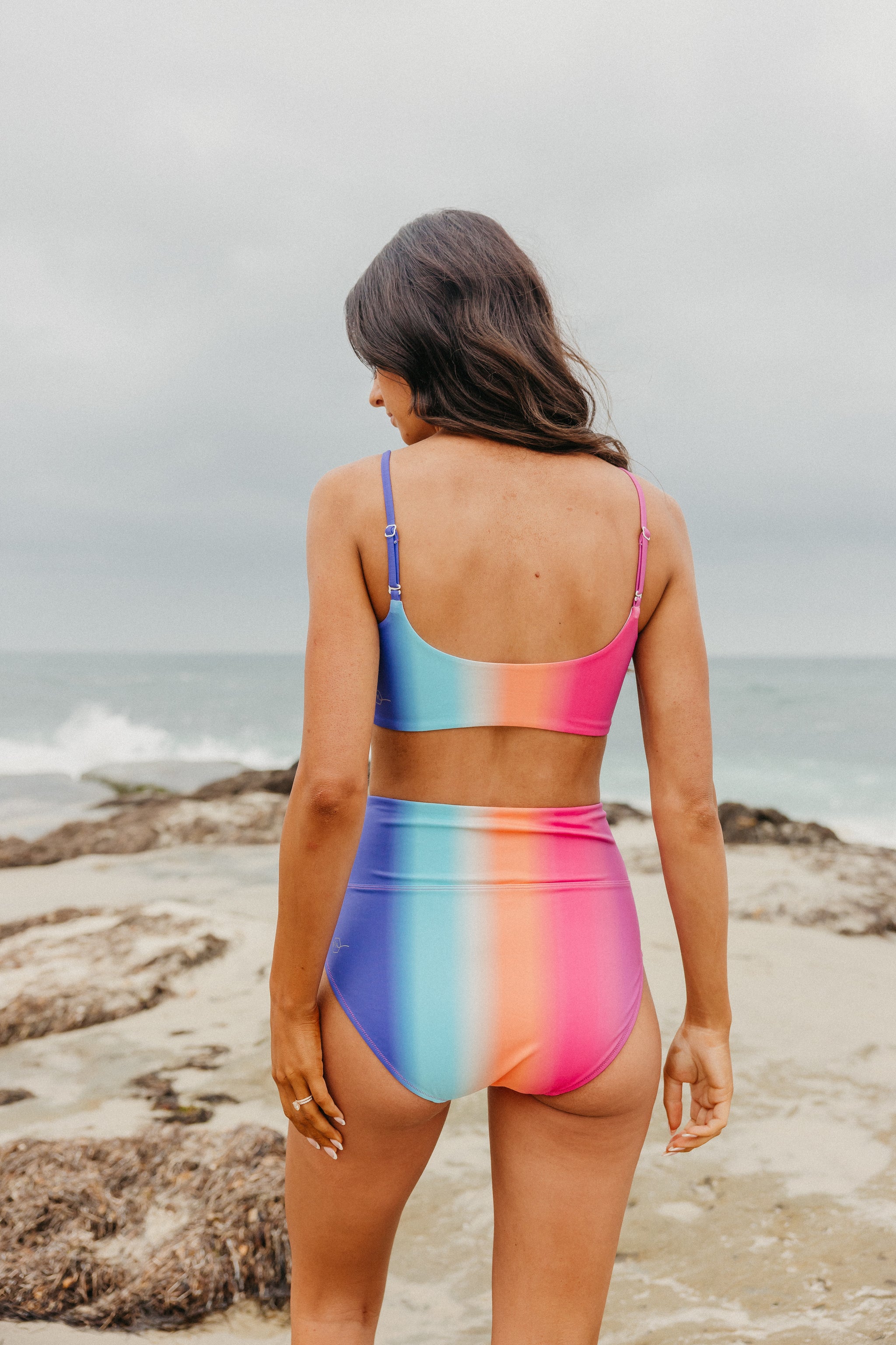 High Rise Swimsuit Bottoms - Prism – Maven Thread