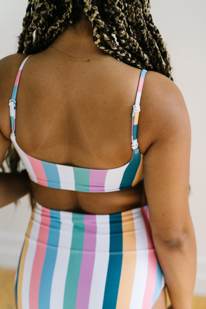 Backini Thread Sunkissed Bikini Top - Retro Stripe 2.0 – Maven Thread