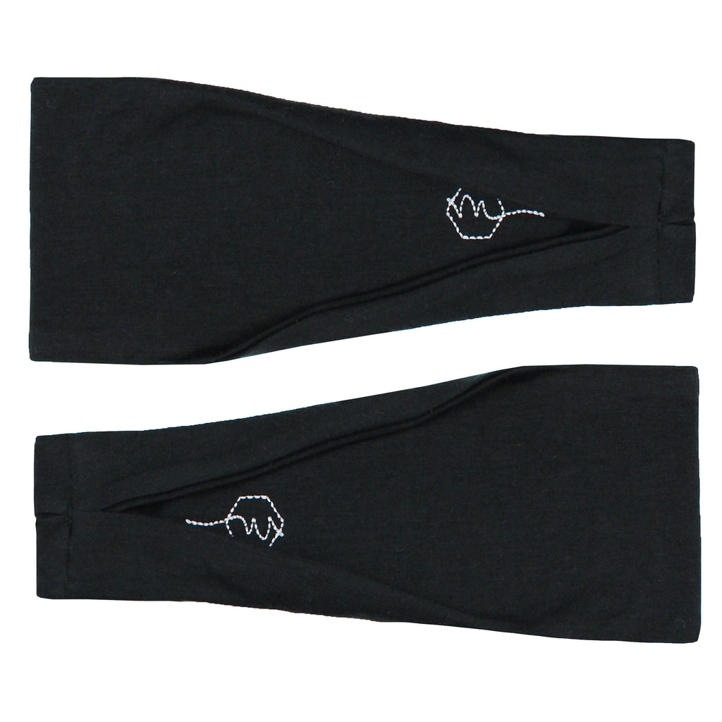 BLACK BASICS - 4'' Headband-Headbands-Maven Thread