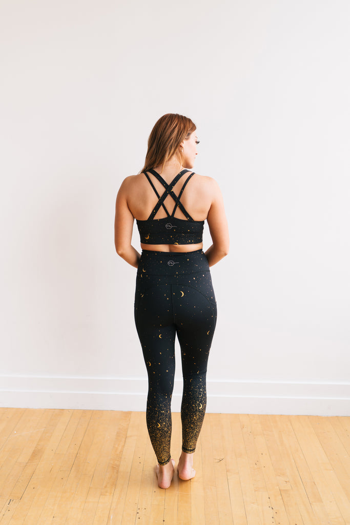 Inspire Exercise Pants - Moons | MT SPORT-Exercise Pant-Maven Thread