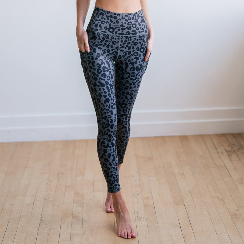 Nike Training One Dri-FIT high-waisted leopard print leggings in brown |  ASOS