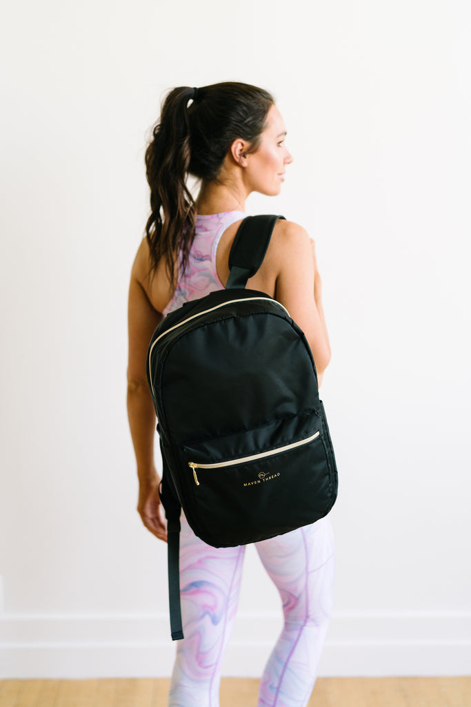 Classic Backpack - Black-Backpack-Maven Thread
