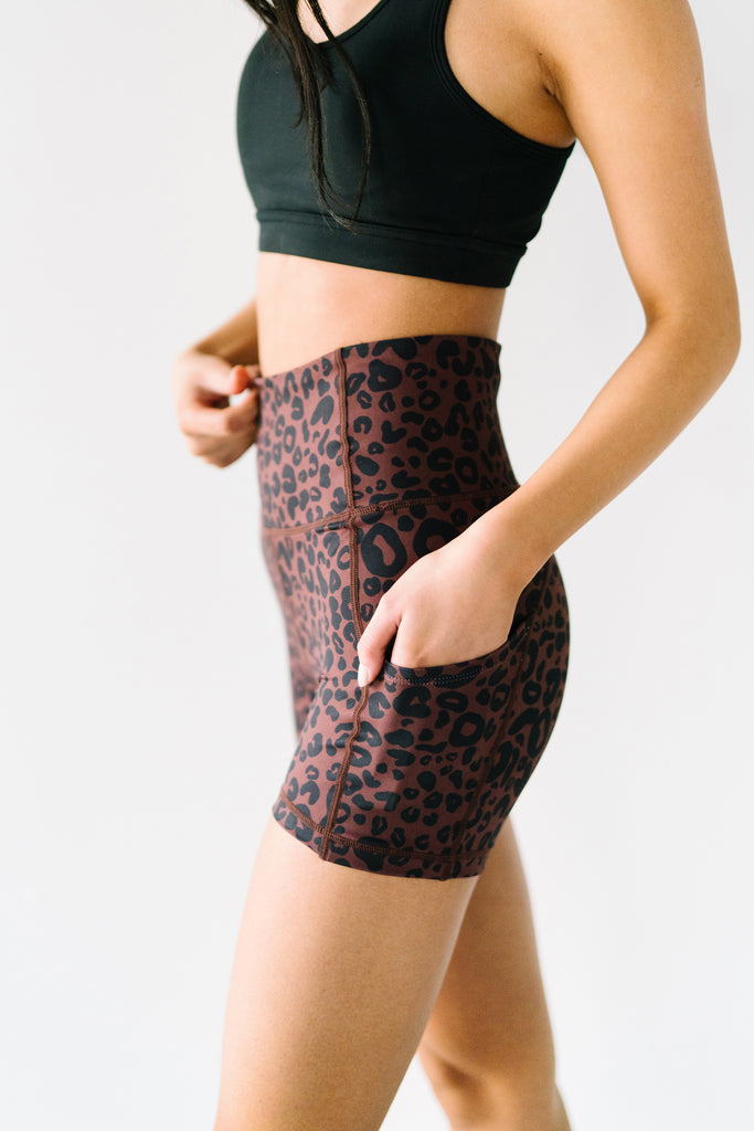 Biker Shorts - 4'' - Cheetah | MT SPORT-Shorts-Maven Thread