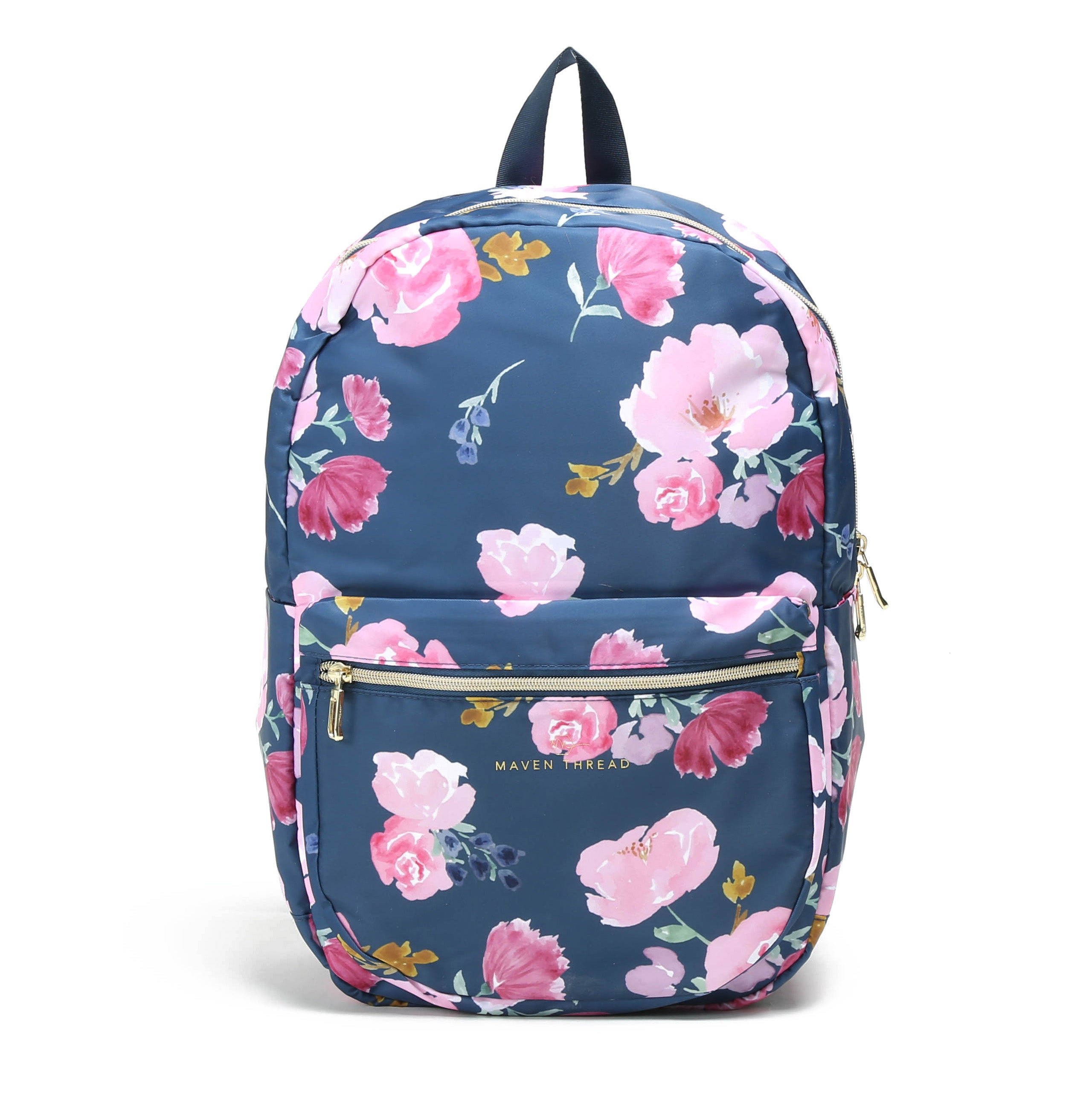 inky blue floral backpack lululemon Classic Backpack - Navy Floral