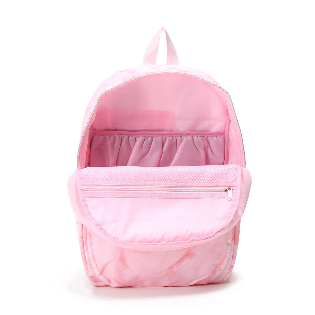 Classic Backpack - Pink Marble-Backpack-Maven Thread