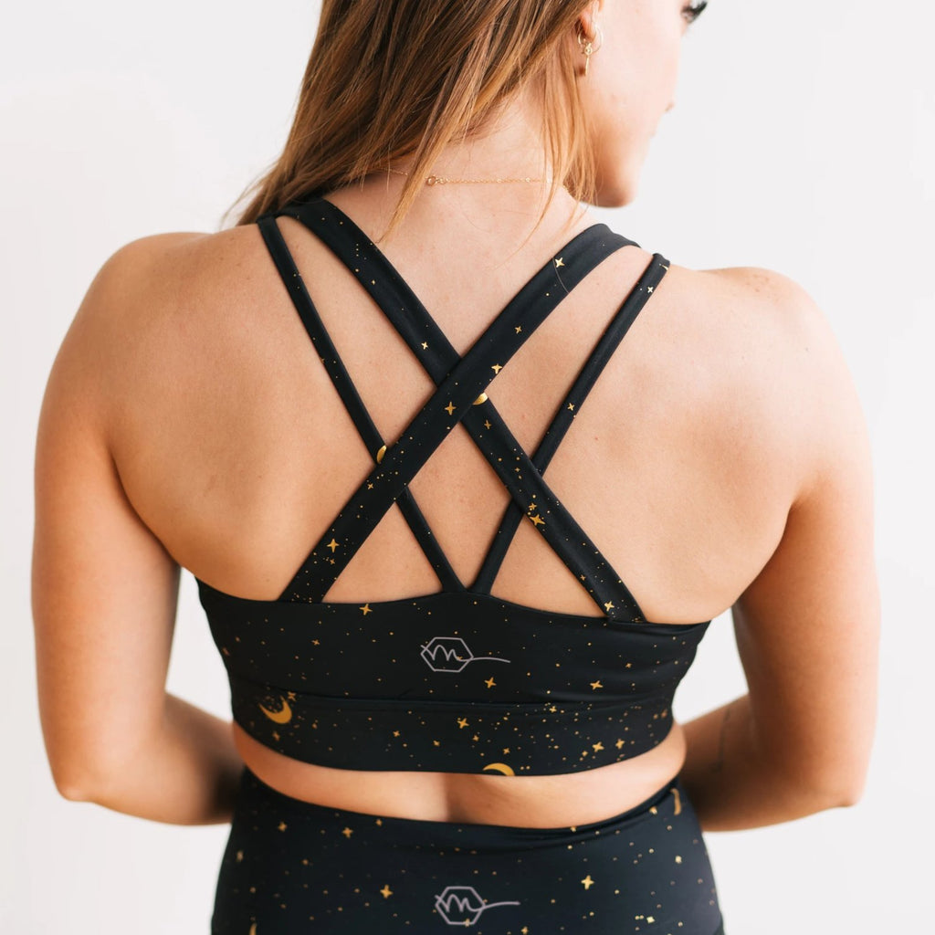 Holographic Glitter Racerback Sports Bra – Twisted Tumbleweed Boutique