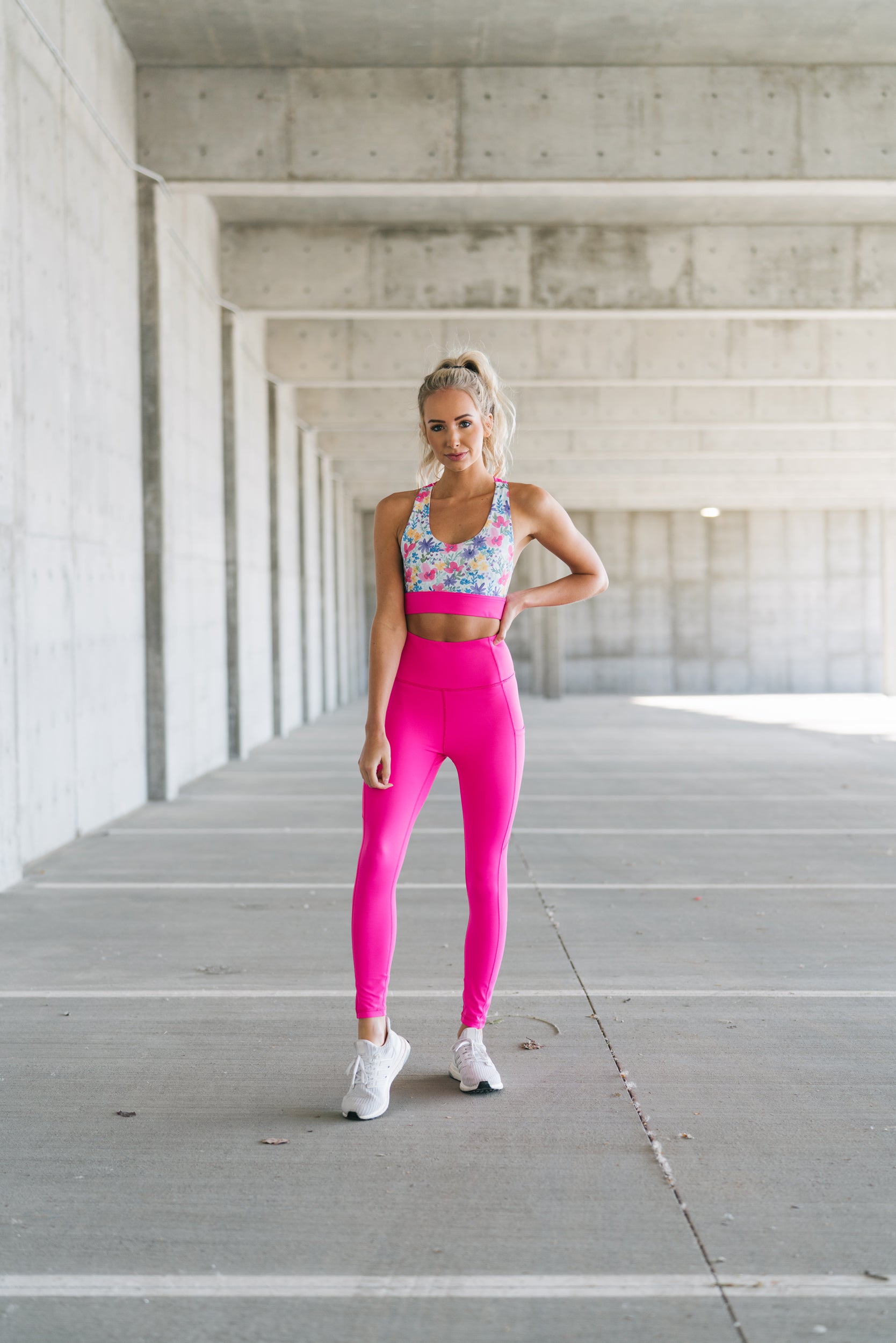 Hot pink leggings! 3 sizes Dress - Latino Blast Aerobics