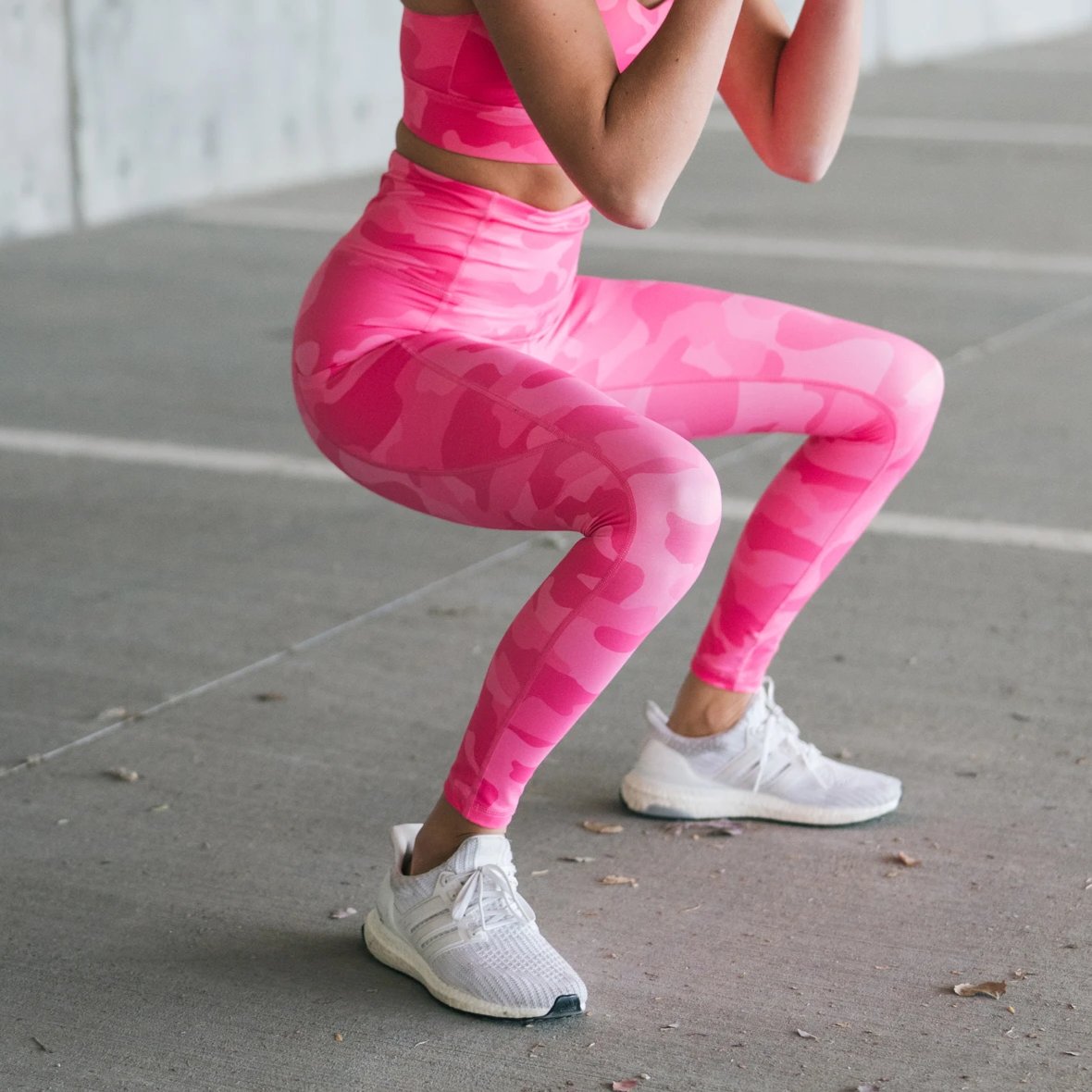 Inspire Leggings - Pink Camo | MT SPORT