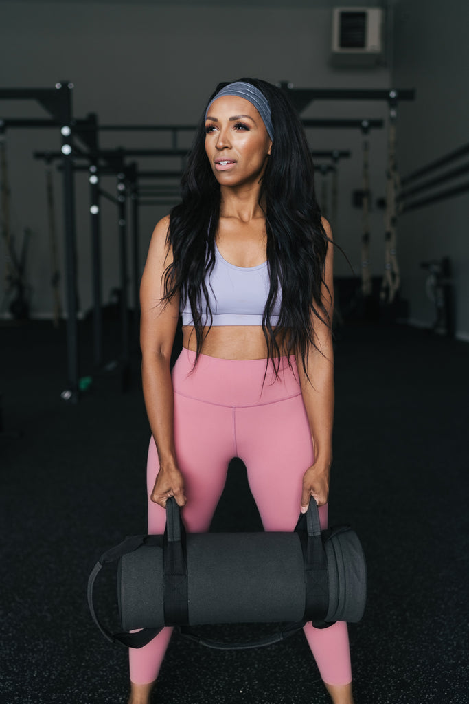 Meditate Exercise Pants - Blush | MT LUXE-Exercise Pant-Maven Thread