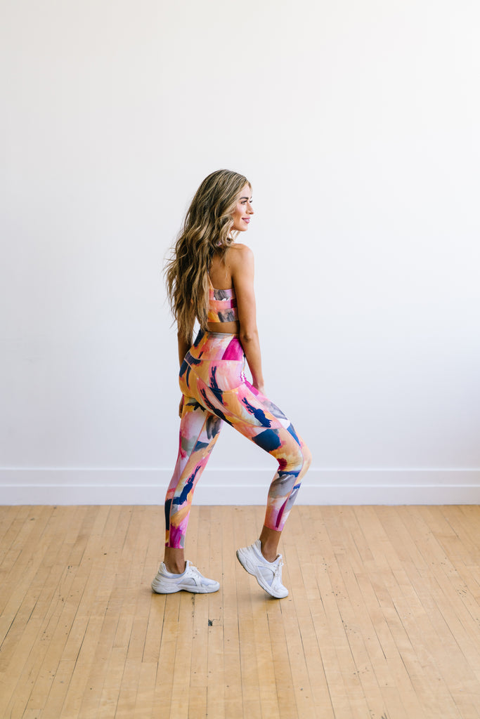 Focus Exercise Pants - Serenity | MT LUXE-Exercise Pant-Maven Thread